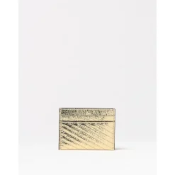 Porte-Cartes en Cuir Métallique Organisateur