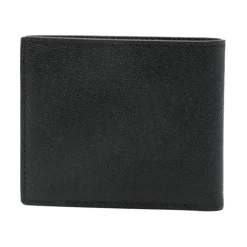 Portefeuille bi-fold avec plaque logo