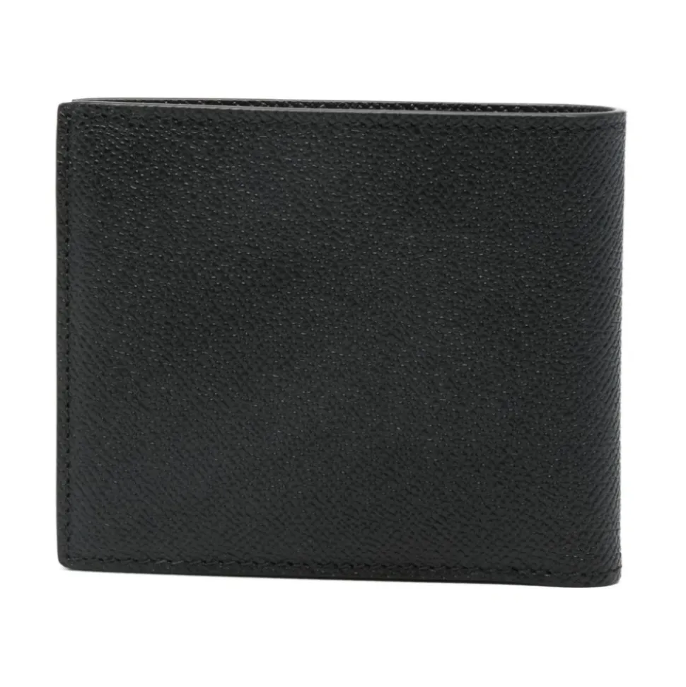 Portefeuille bi-fold avec plaque logo