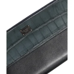 Portefeuille Continental Homme en Cuir Exotique