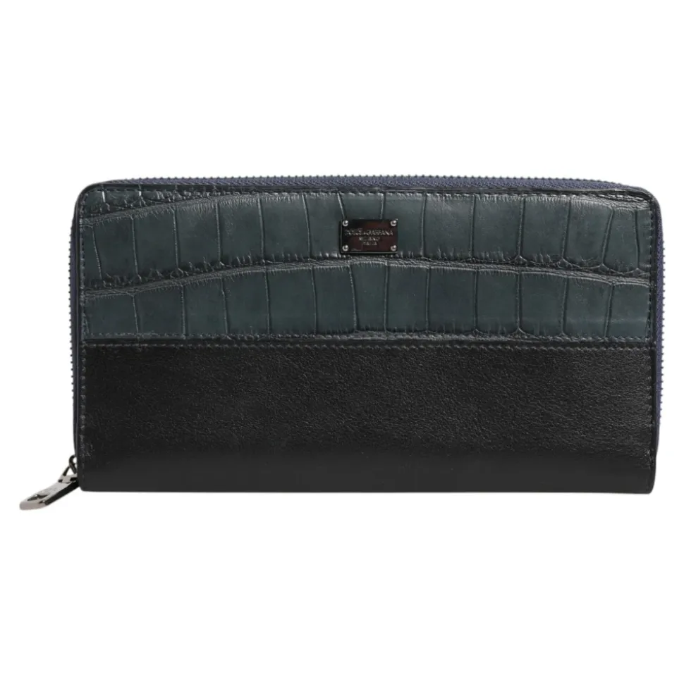 Portefeuille Continental Homme en Cuir Exotique