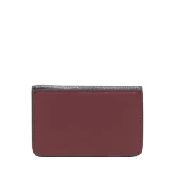 Portefeuille en cuir motif yeux