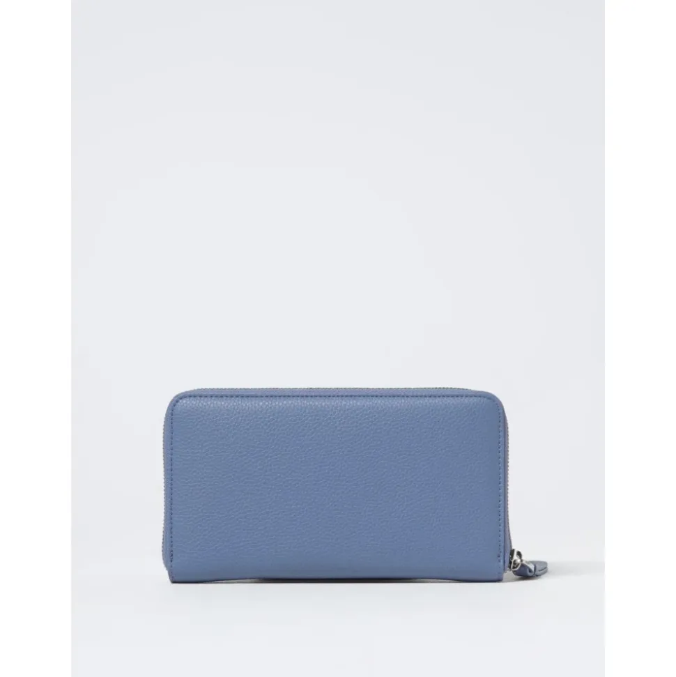 Portefeuille en cuir à zip