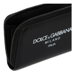 Portefeuille Noir avec Logo