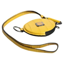 Portefeuille rond en cuir