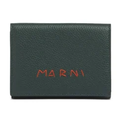 Portefeuille Tri-Fold à Logo Brodé