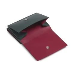 Portefeuille Tri-Fold à Logo Brodé