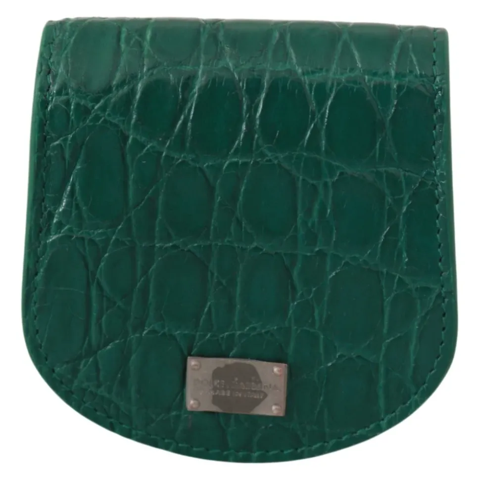 Porte-monnaie en peau exotique de luxe