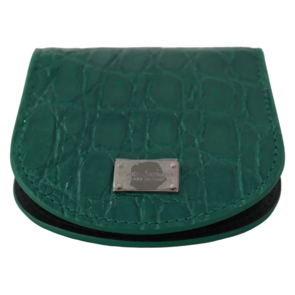 Porte-monnaie en peau exotique de luxe