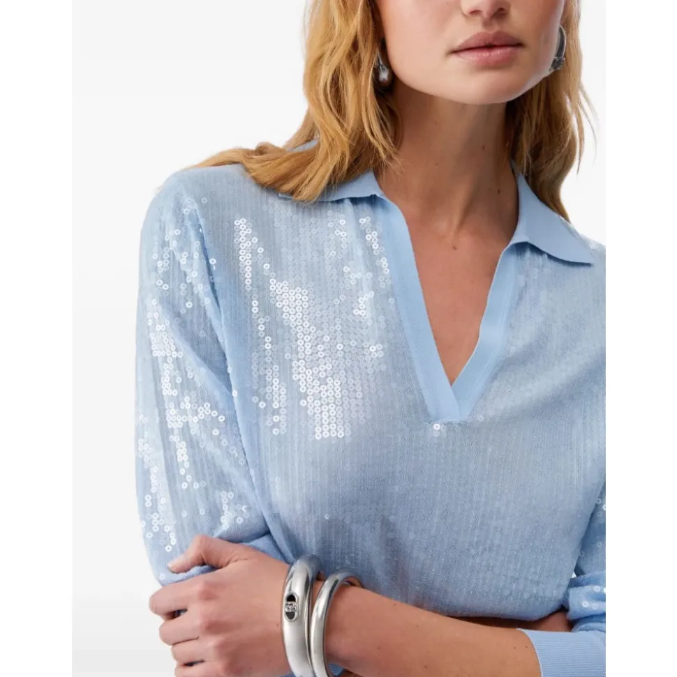 Pull avec sequins