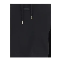 Pull à Capuche avec Cordon Noir