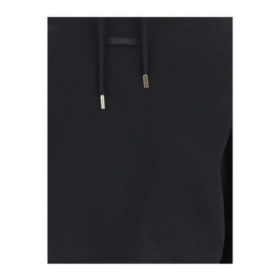 Pull à Capuche avec Cordon Noir