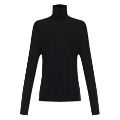 Pull à col roulé en laine