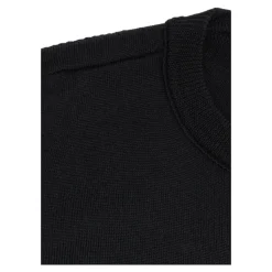 Pull en laine avec écusson détachable sur la manche
