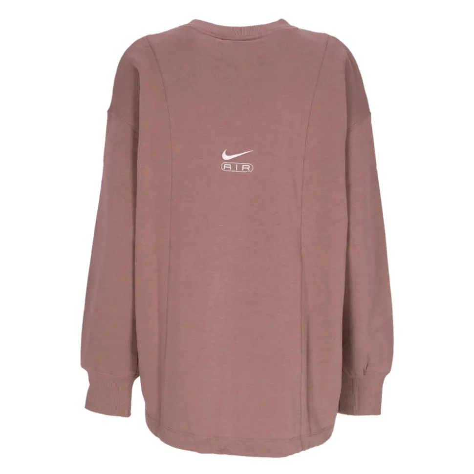 Pull léger col rond femme Smokey Mauve