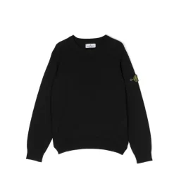 Pull Ras du Cou avec Badge Boussole Stone Island