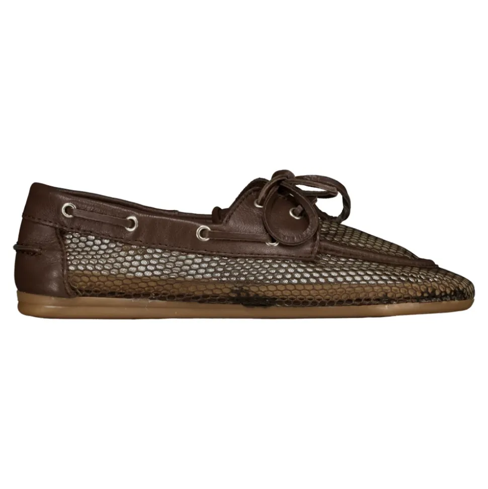 PW111 Mocassins bateau en maille