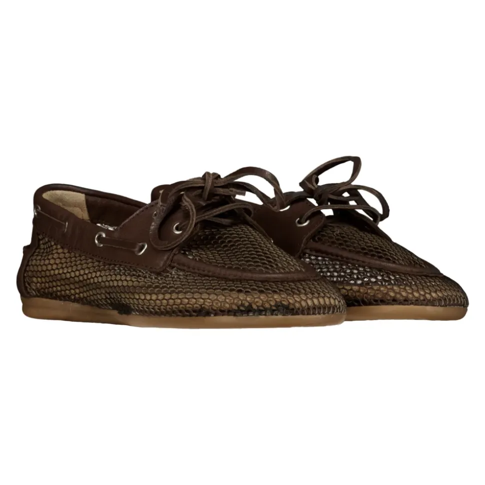 PW111 Mocassins bateau en maille