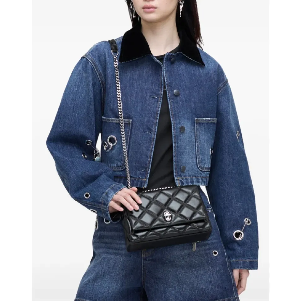 Quilted Dual Convertible Shoulder Bag
