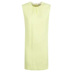 Robe courte à encolure froncée