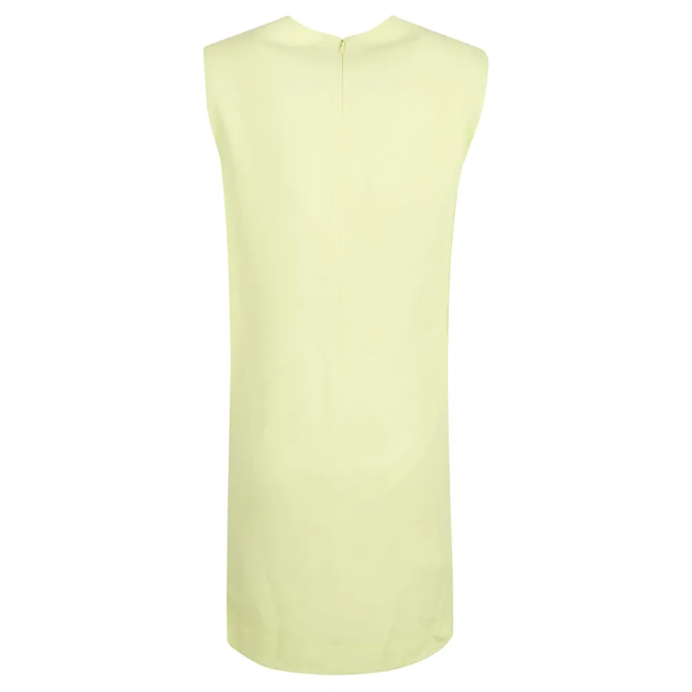 Robe courte à encolure froncée