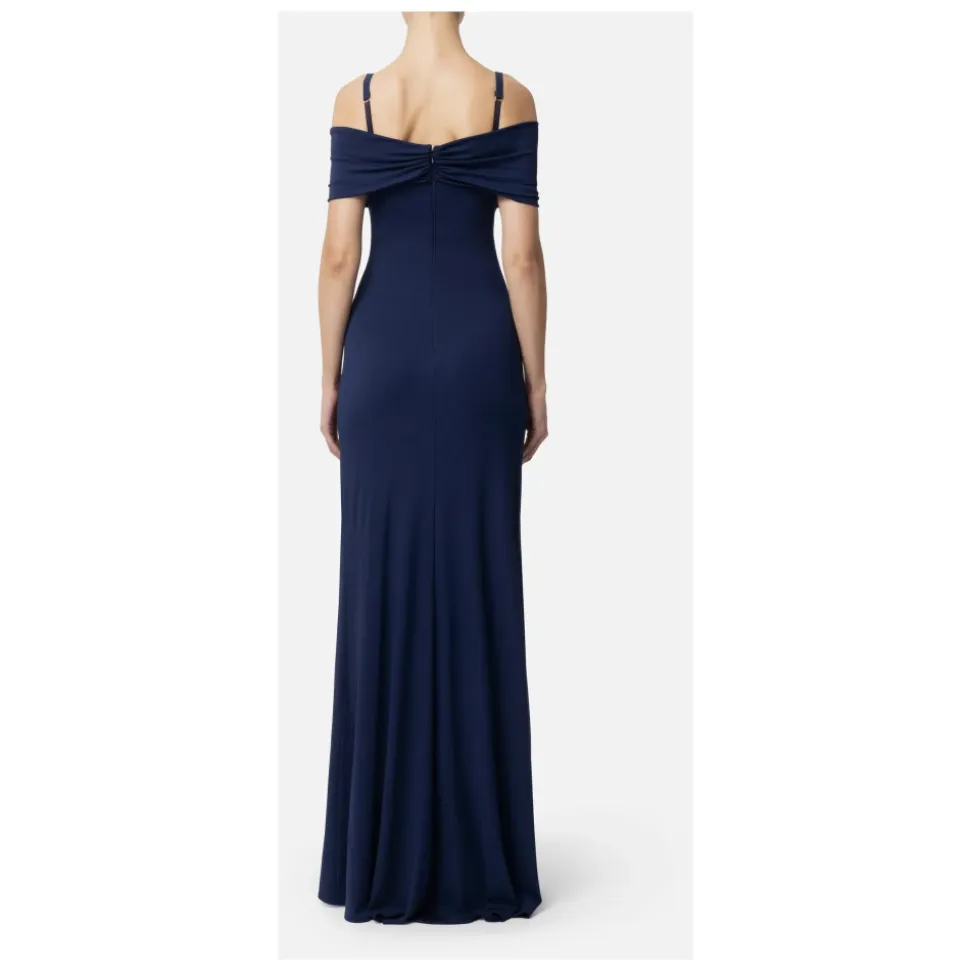 Robe de Soirée Bleue Style Corset