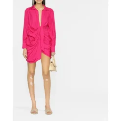 Robe de soirée drapée Bahia