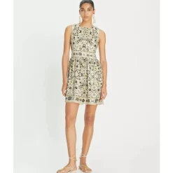 Robe en jersey à motif