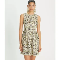 Robe en jersey à motif