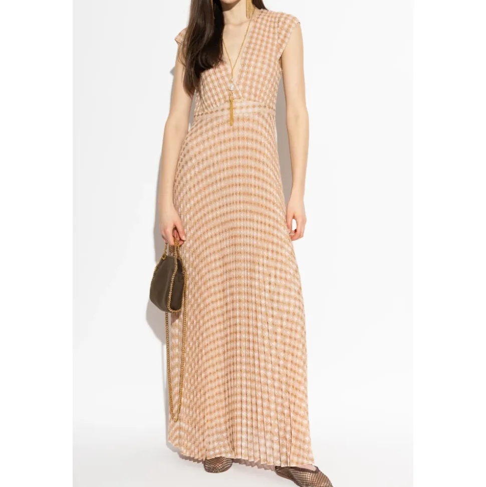 Robe en tulle avec fil Lurex