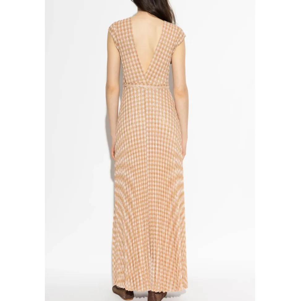 Robe en tulle avec fil Lurex