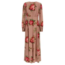 Robe Longue Bouquet Rose