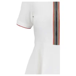 Robe à manches courtes à fermeture éclair Mode femme