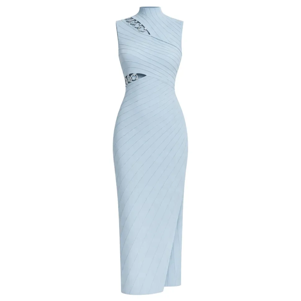 Robe Midi Découpée