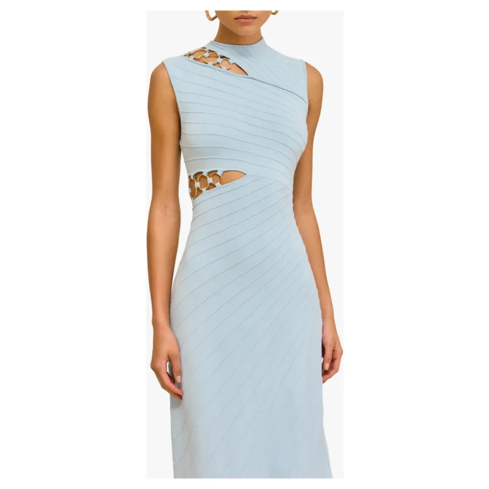Robe Midi Découpée
