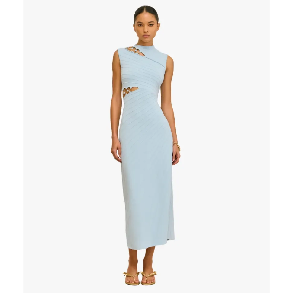 Robe Midi Découpée