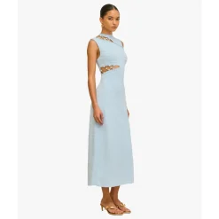 Robe Midi Découpée