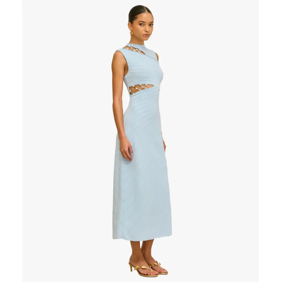 Robe Midi Découpée