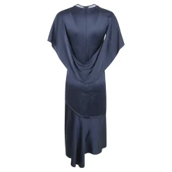 Robe Mi-longue à Volants Découpée