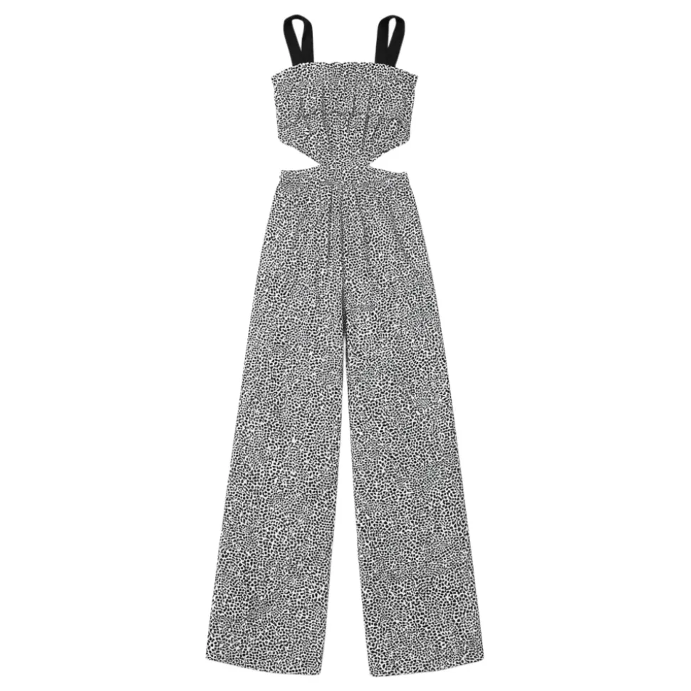 Robe survêtement imprimée all-over