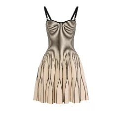 Robe Tricot Bicolore