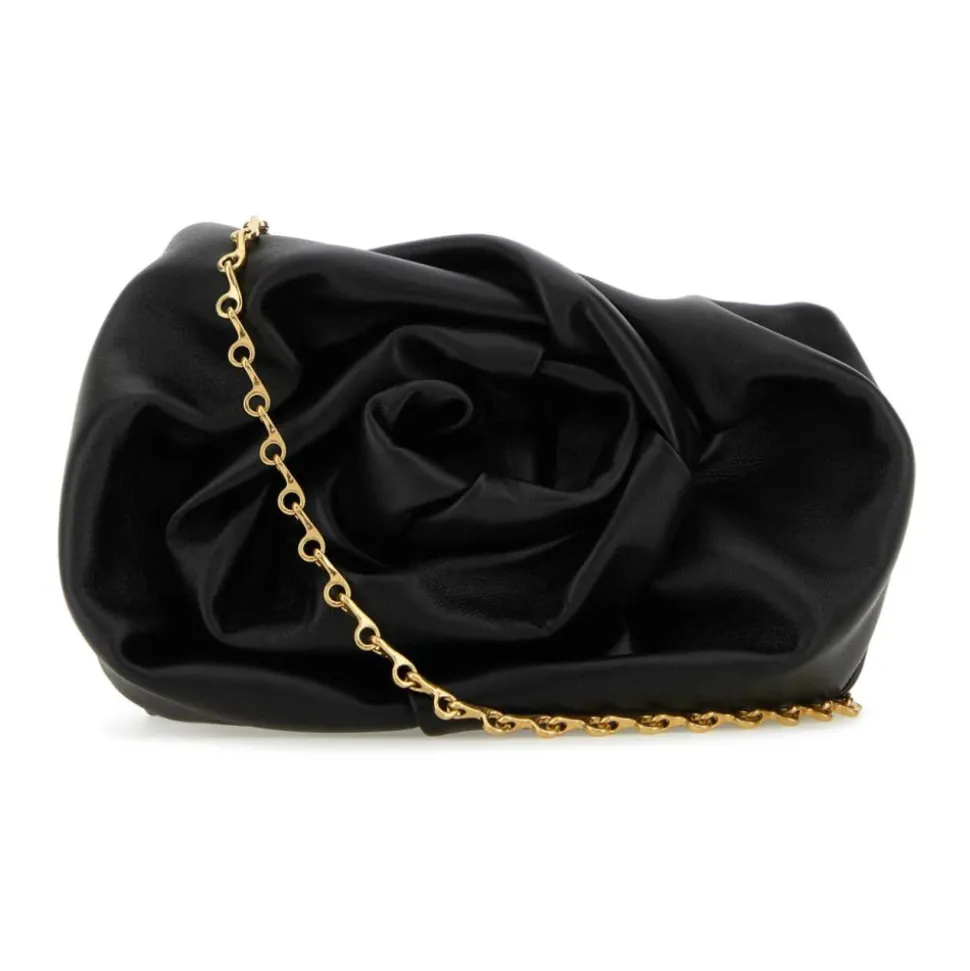 Rose Leather Clutch