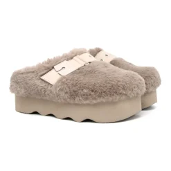 Sabot en pelliccia sintetica