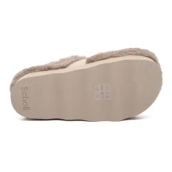 Sabot en pelliccia sintetica