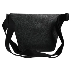 Sac Banane en Cuir de Veau avec Plaque Logo