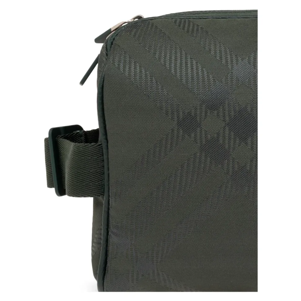 Sac Banane Zippé Check-Jacquard