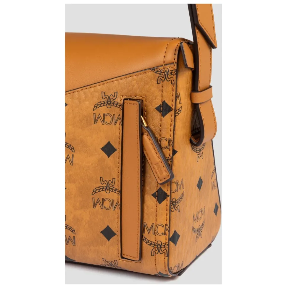 Sac à bandoulière 3D en mélange de cuir Visetos