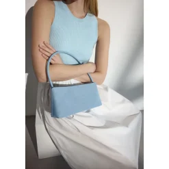 Sac bandoulière en velours véritable