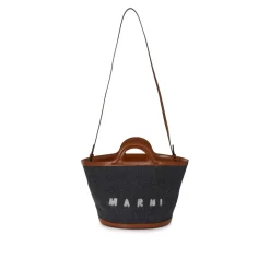Sac à bandoulière gris-marron
