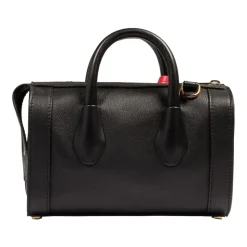 Sac Bowling Noir en Cuir BCBG